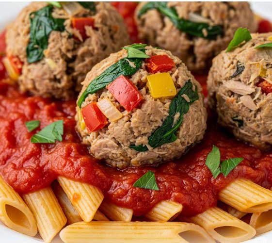 boulettes-thon-legumes-pates