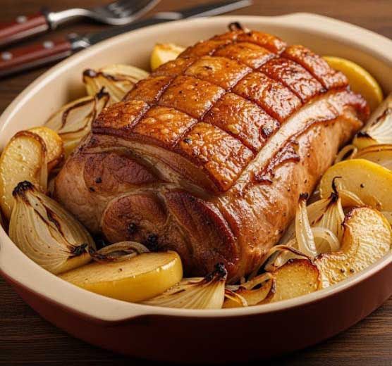 roti-porc-pommes-oignons 3