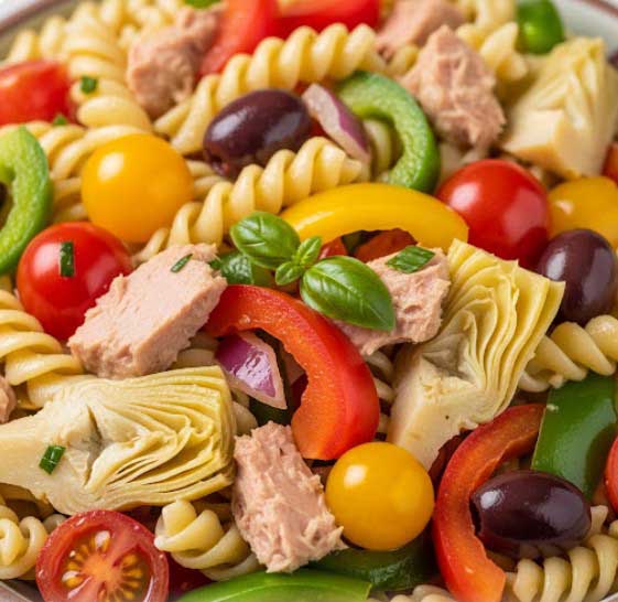 salade-pates-thon-legumes